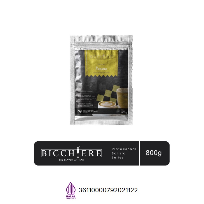 

Bubuk Minuman Banana Premium Bicchiere 800g