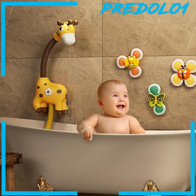 [Predolo1] Kepala Semprotan Shower Elektrik Untuk Mandi Bayi Kartun Sedot Untuk Anak Bayi