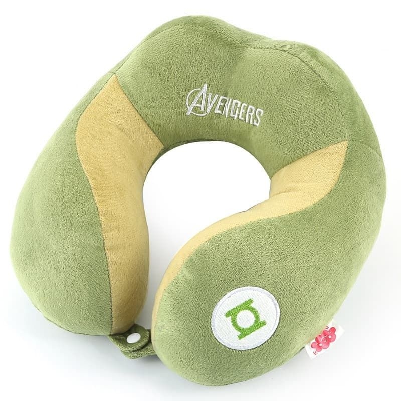 Bantal Leher Dewasa Karakter Avengers Super Hero Kualitas Import Bantal  Leher Mobil Kantor Travel