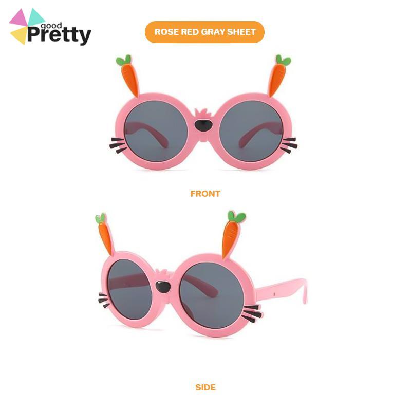 Kacamata Hitam Kartun Telinga Kelinci Lucu Warna-Warni Sunglasses Untuk Anak - PD