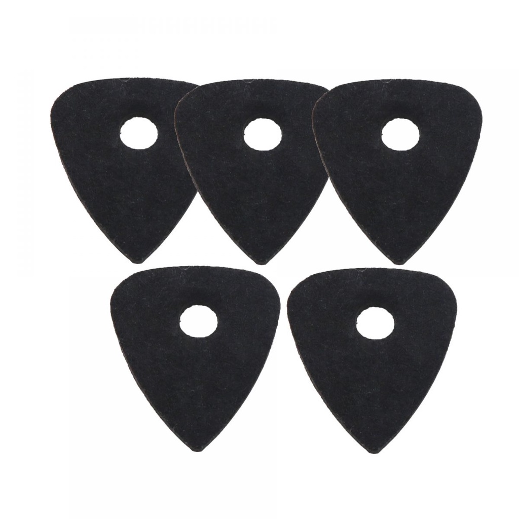 1biji Paddle Wool Murni Untuk Gitar/Ukulele Dengan Lubang Punched Stringed Instrumen Wol Plectrum