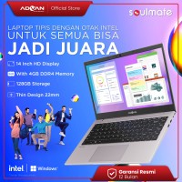 ADVAN Soulmate Laptop 14&quot; Intel N4020 4GB 256GB Garansi Resmi