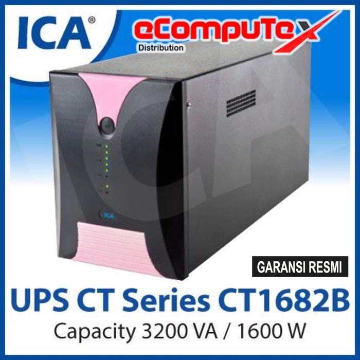 UPS ICA CT-1682B CT1682B 3200VA / 1600WATT COMPACT GARANSI RESMI