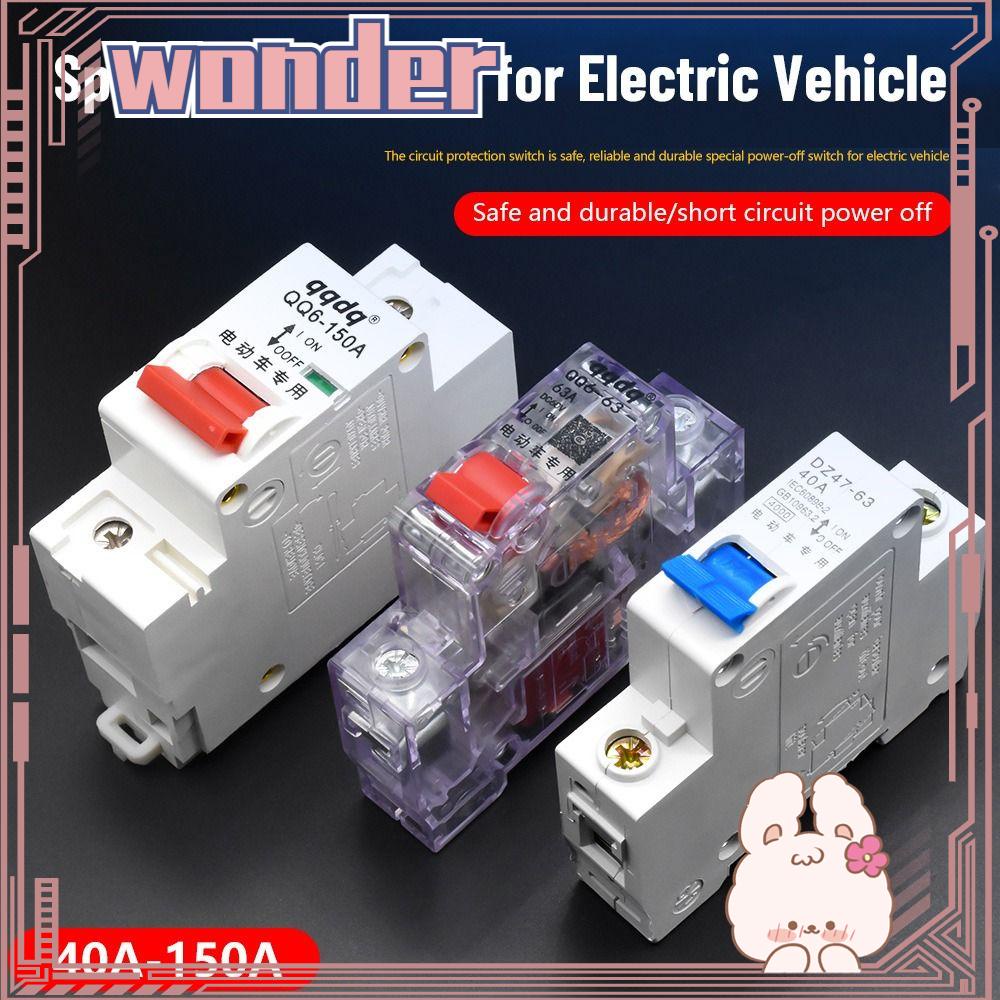 Wonder Pemecah Kendaraan Listrik Kualitas Tinggi 48V60V72V84V 40A150A Air Switch Protection