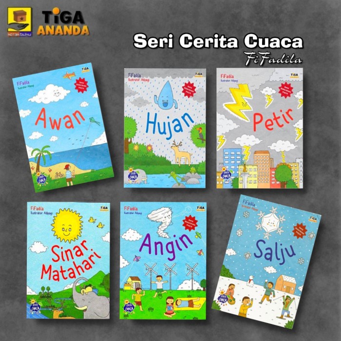 Seri Cerita Cuaca / Buku Anak TK PAUD / Cerita Anak / Buku Cerita Anak - Awan