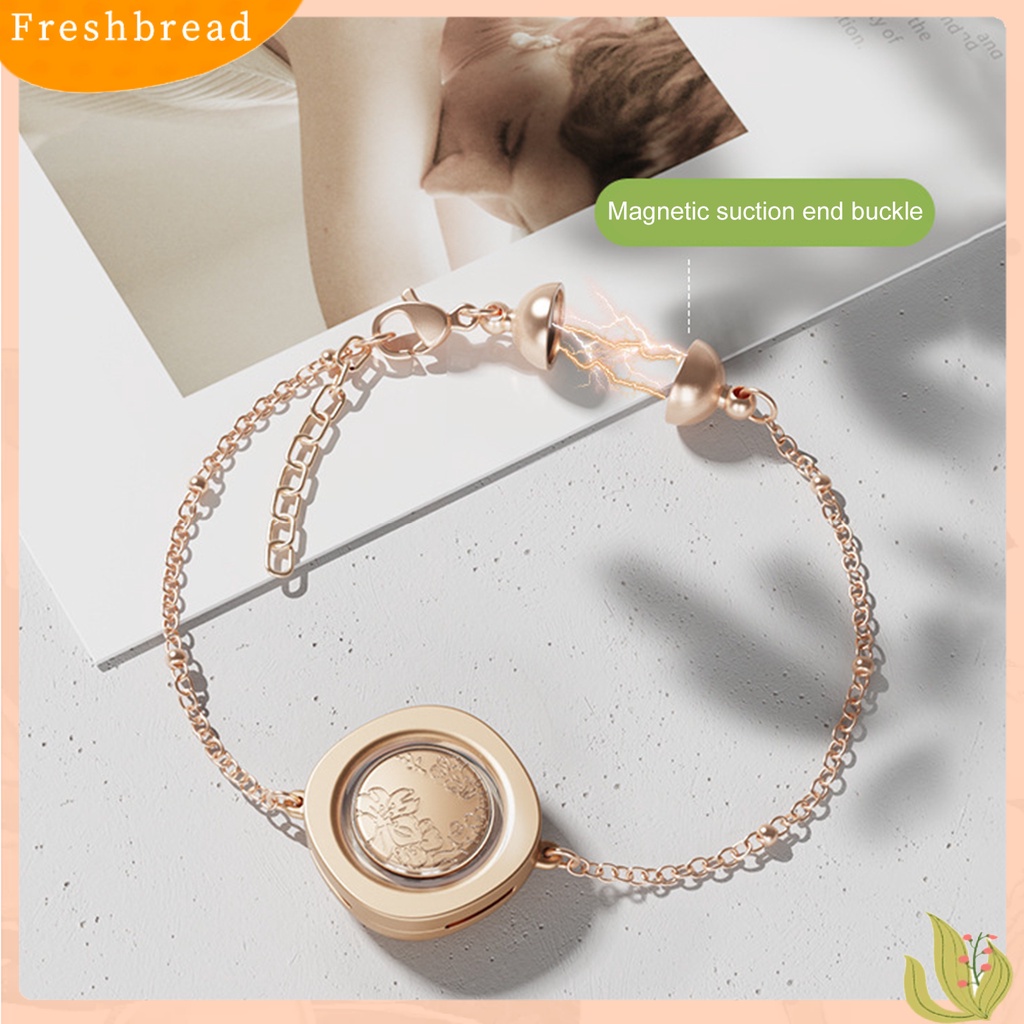 &lt; Freshbread &gt; 1set Wanita Gelang Modis Warna Hidup Logam Wanita ic Pengusir Lalat Bangle Gelang Hadiah Ulang Tahun