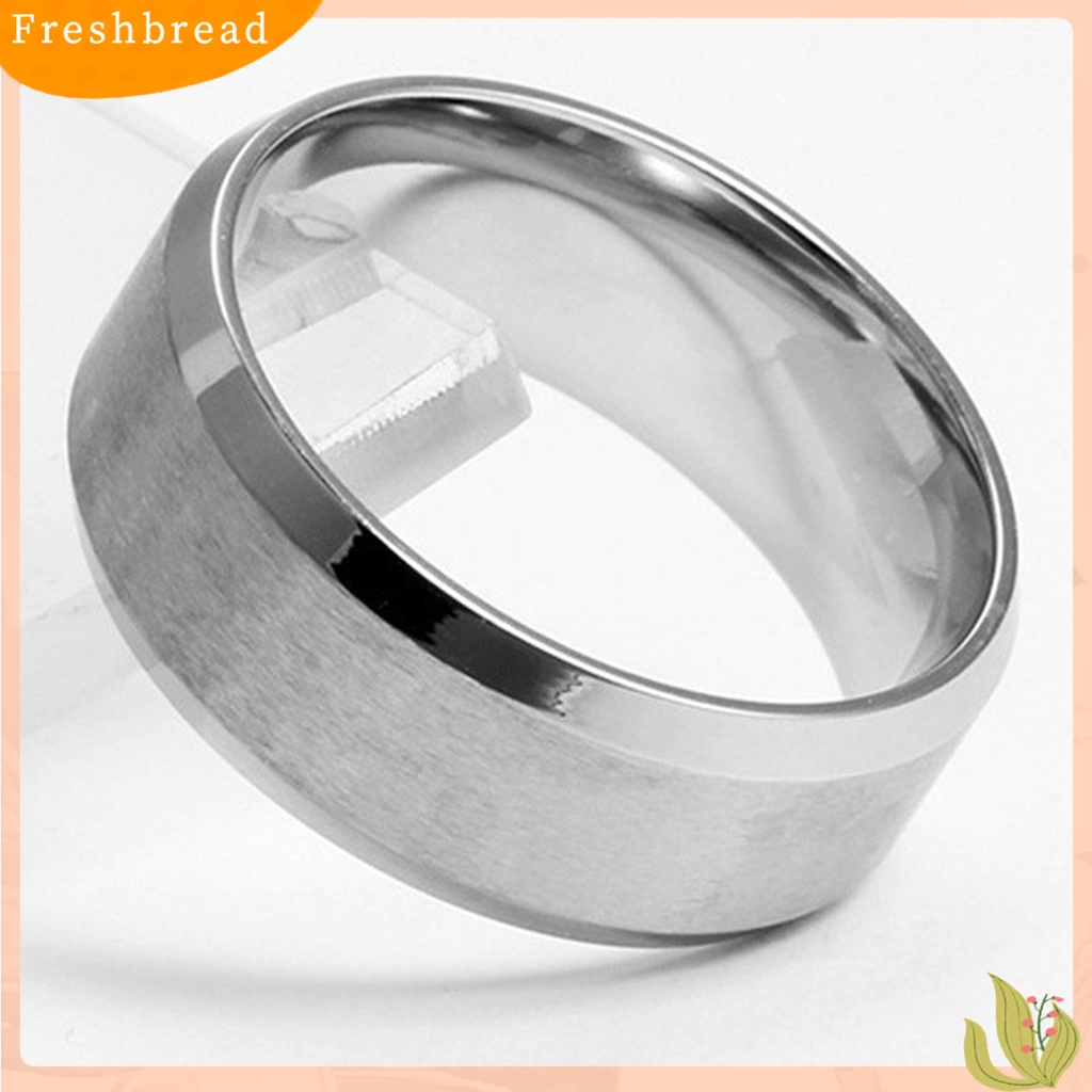 &lt; Freshbread &gt; 1/2Pcs Finger Band Romantis Tepi Miring Alloy Berlian Imitasi Bersinar Pasangan Cincin Perhiasan Aksesori