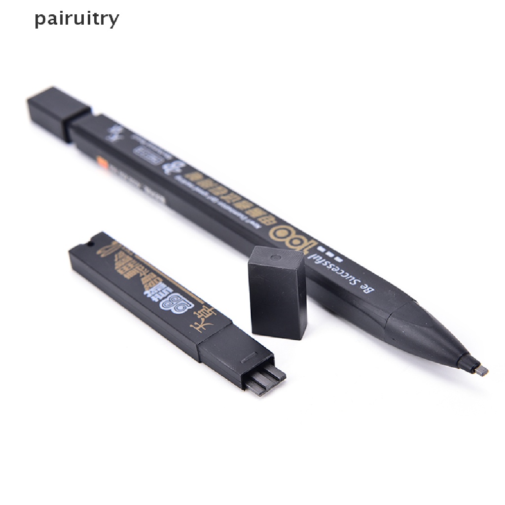 Prt 2B Hitam Lead Holder Ujian Pensil Mekanik Dengan Isi Ulang Timah Set Perlengkapan Kantor PRT