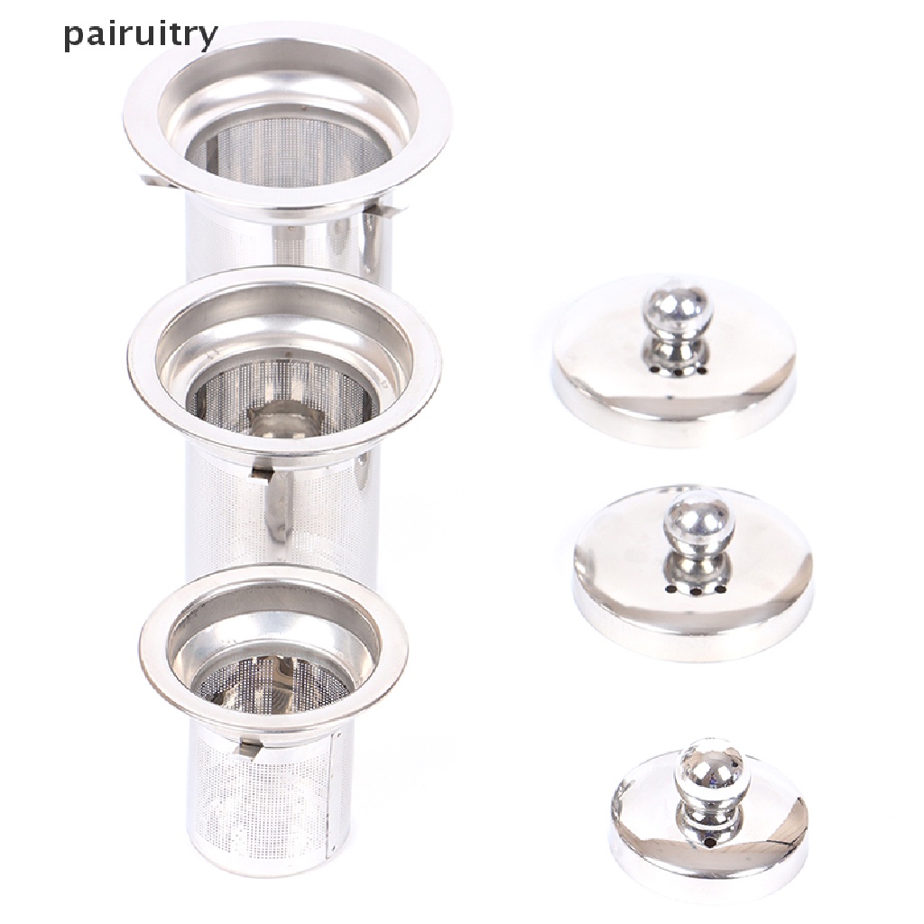 Prt Reusable Stainless Steel Tea Strainer Mesh Infuser Basket Longgar Infuser Daun Teh PRT