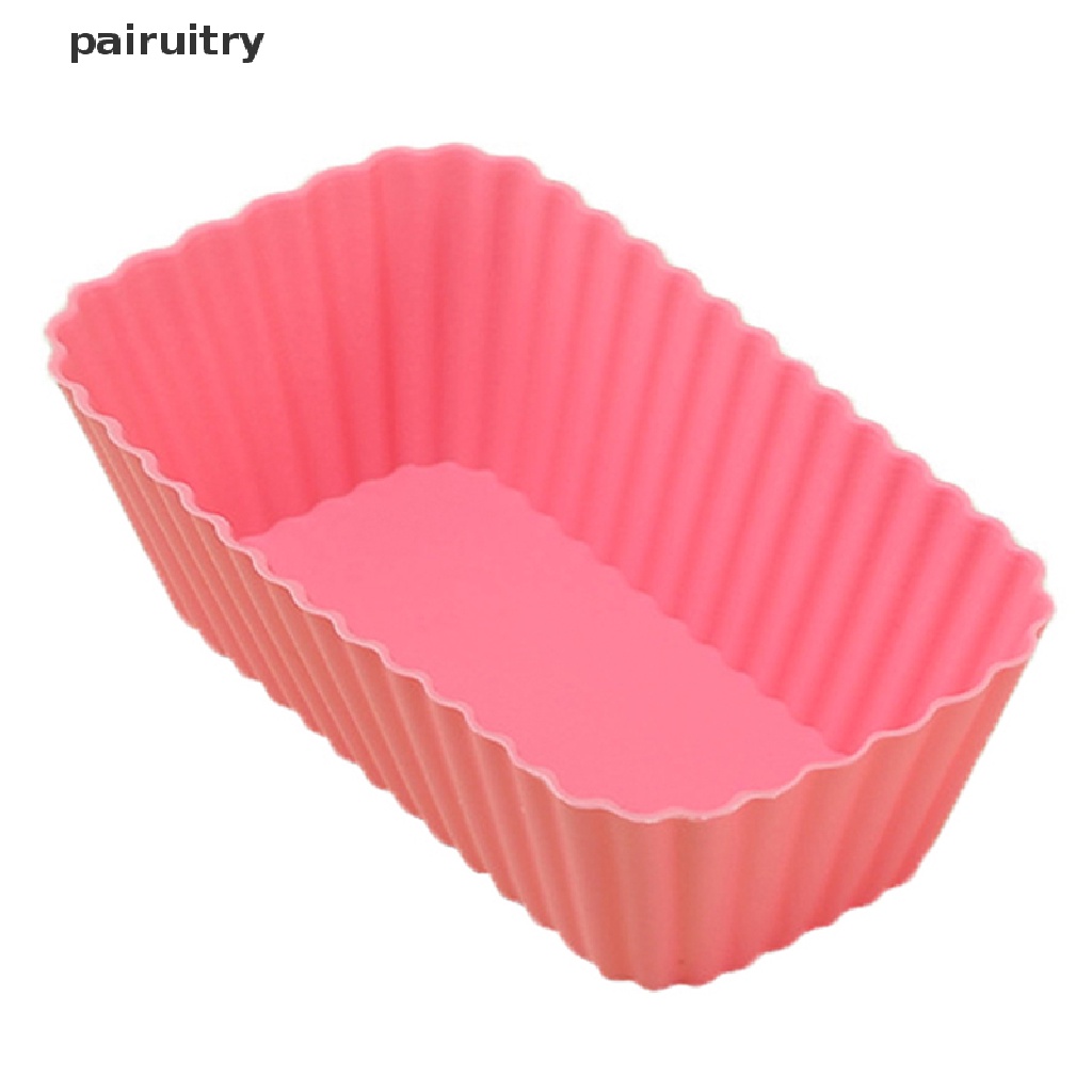 Prt 1/4Pcs Silikon Persegi Panjang Reusable Cake Jelly Cetakan Kue Alat Dapur PRT