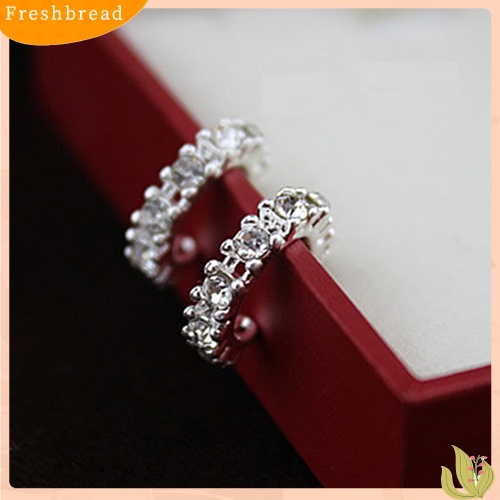 &lt; Freshbread &gt; Fashion Wanita Anting Telinga Manset Telinga Klip Telinga Stud Tulang Rawan Klip Non Piercing