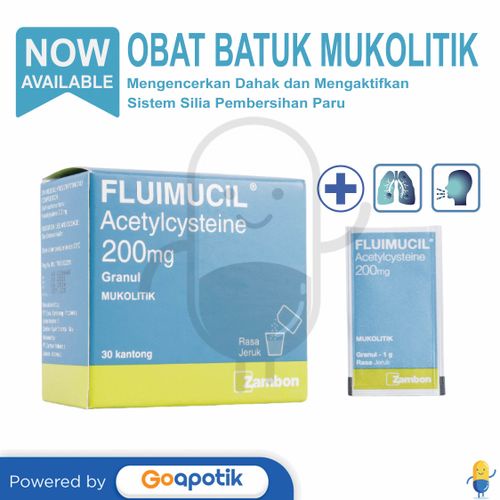 FLUIMUCIL 200 MG SERBUK SACHET