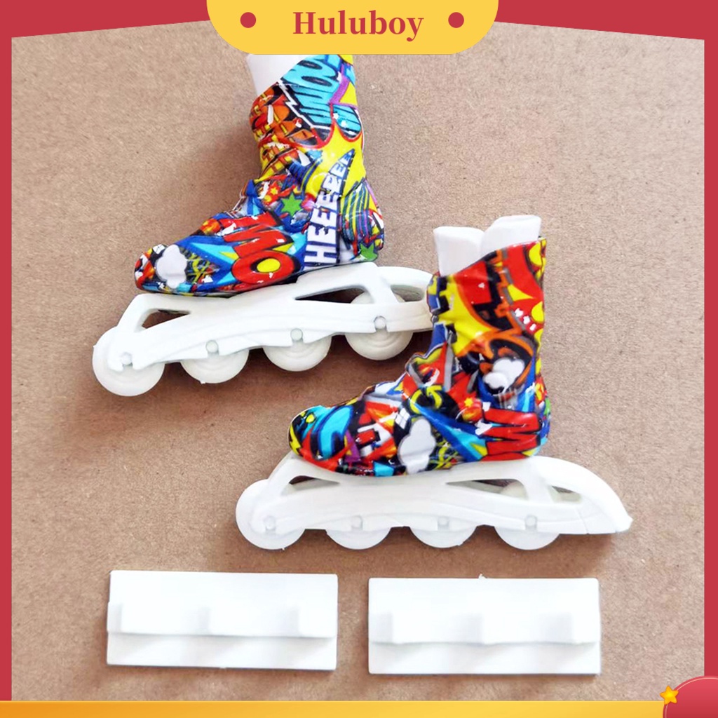 {In Stock} Mainan Sepatu Skat Kemampuan Tangan Realistis Mainan Jari Lucu Miniatur Sepatu Skat Untuk Anak-Anak