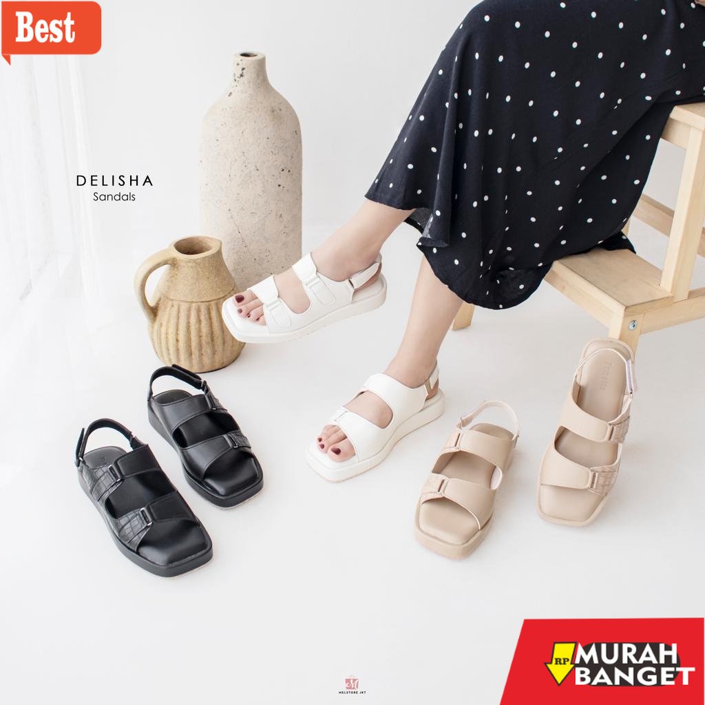 Sendal wanita buat lebaran- Damelia Delisha Sandals Wanita