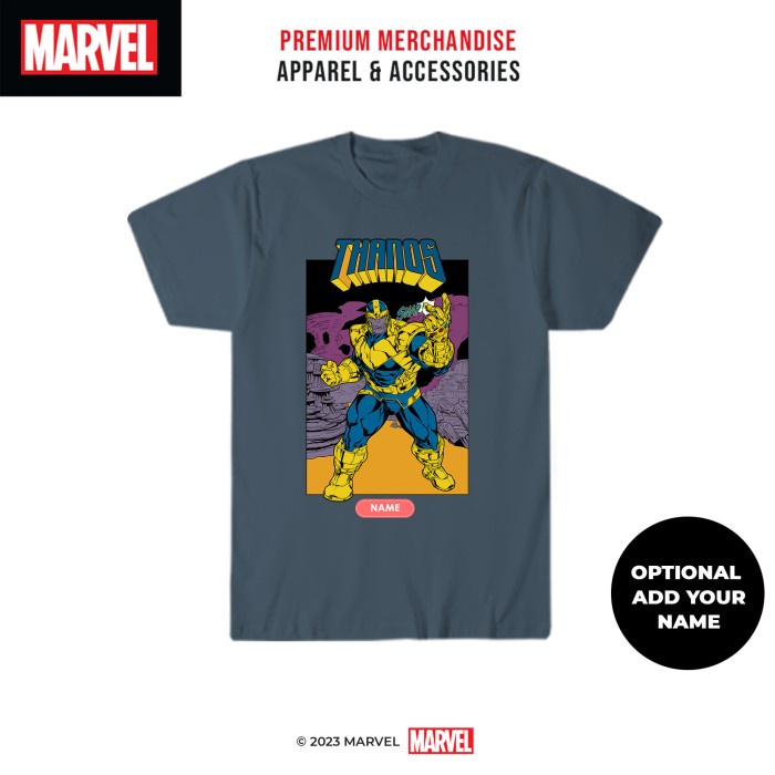 Marvel Tshirt Dewasa Marvel Thanos Snap MAV1151