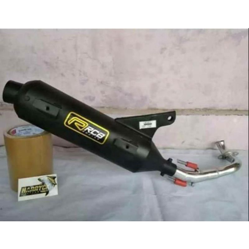 Knalpot Tsukigi RCB Non Mber matic Beat fi Beat Karbu Vario 110 Vario 125 Mio sporty Mio soul Mio M3
