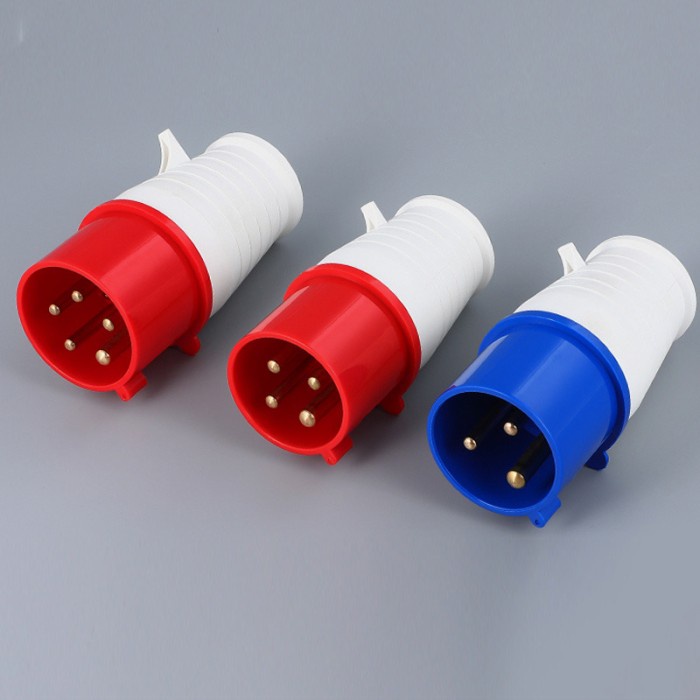 Industrial Surface / Mobile Mounting Socket / Plug 16A / 32A 3 4 5 Pin