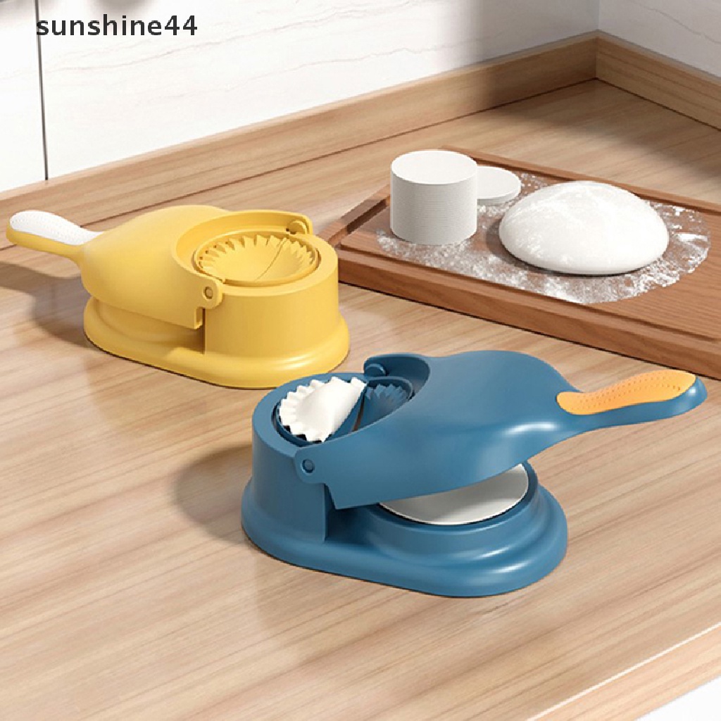 Sunshine Set Alat Penekan Adonan 2in1 Dengan Rolling Dumpling Maker Manual Press Tools ID