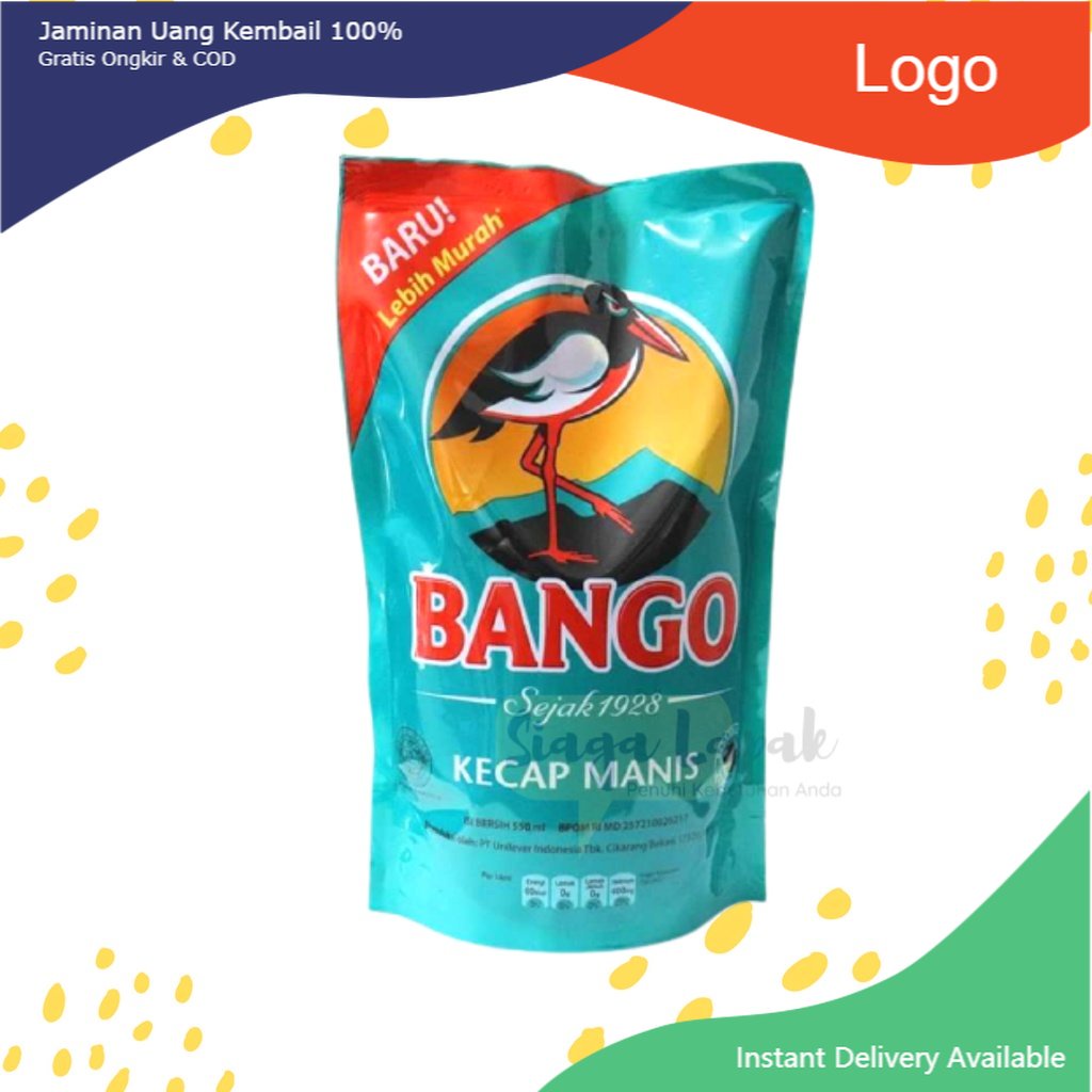 

Kecap Manis Bango Pouch Refil Besar 550ml (ikannus_shop)