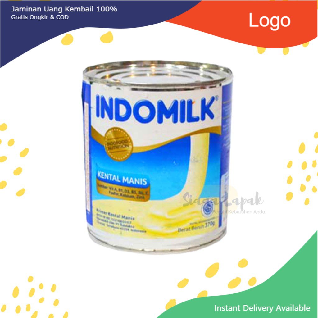 

Susu Kental Manis Indomilk Putih Plain 370gr (ikannus_shop)