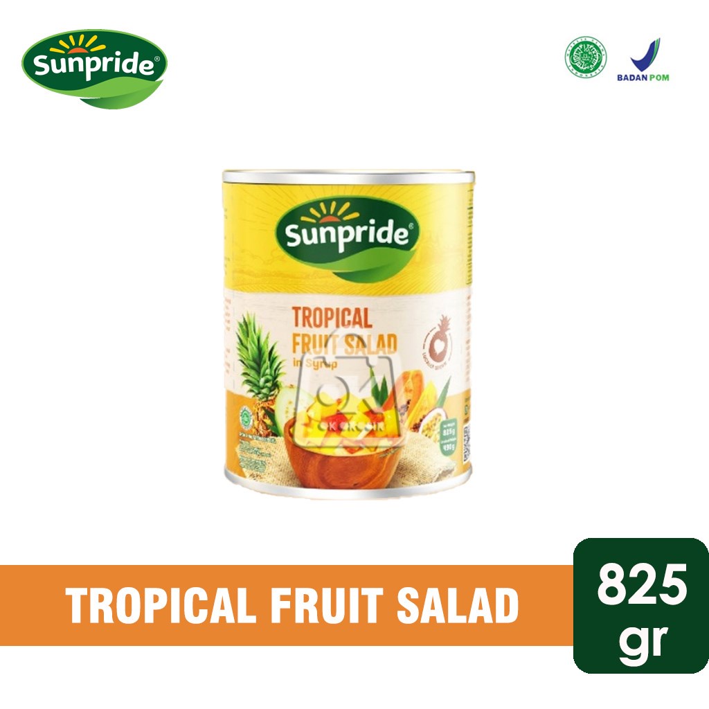 

Sunpride Tropical Fruit Salad in Syrup / Buah Segar (Kaleng 825 gr)