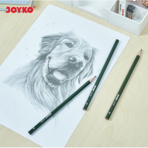 (HARGA PER PC) Pensil Joyko 2b / Pensil Joyko P-8126 / Pencil 2B Joyko murah