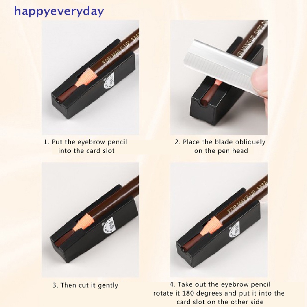 [happy] Alat Asah Pensil Alis Tato Makeup Permanen Tip Tajam Tipis Tools [ID]