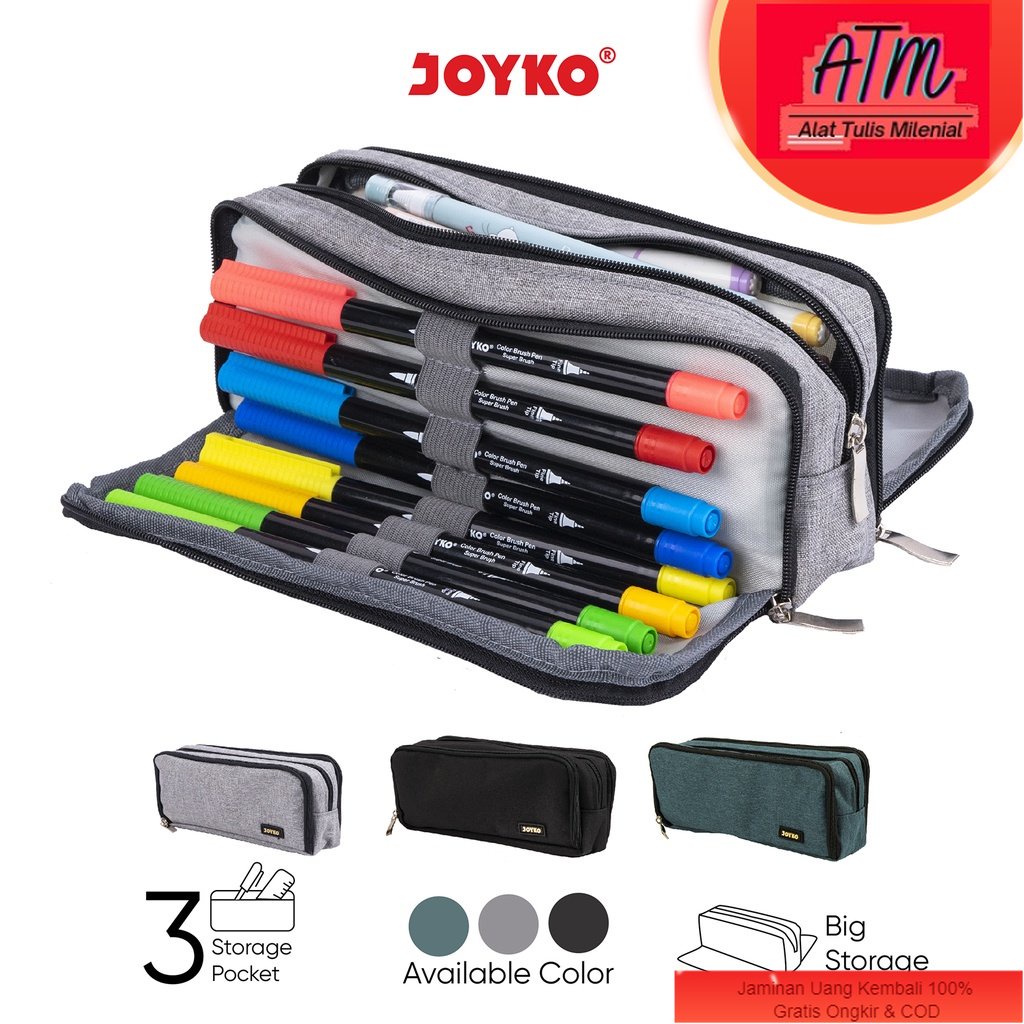 

Kotak Tempat Pensil Pencil Case Joyko PC-5006