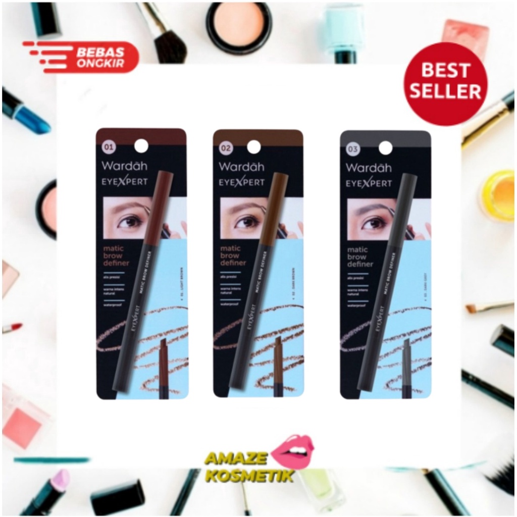 WARDAH EyeXpert Matic Brow Definer 0.25g [ Amaze_Kosmetik ]