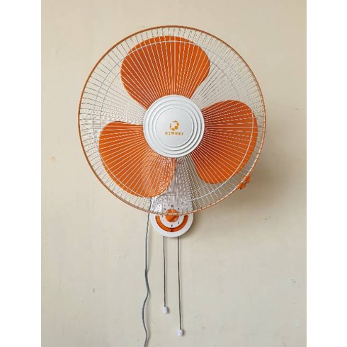 Kipas Angin Dinding 16 inch / Wall Fan Rinrei DRN201 (Lampu malam)