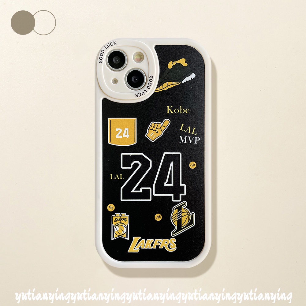 Fashion Case Infinix Smart 6 5 Infinix Hot 10T 11s 10s Hot 9 10 11 Play Hot Note 8 10 Lite Trendy N.B.A Lakers Kobe James Label Soft Cover