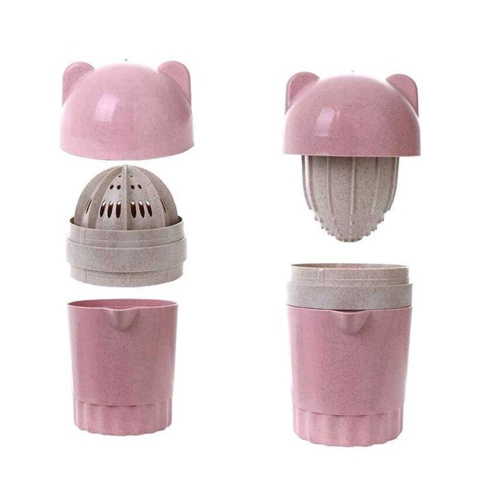 Alat Peras Buah Jeruk Mini Juicer Presser Squeezer - Pink