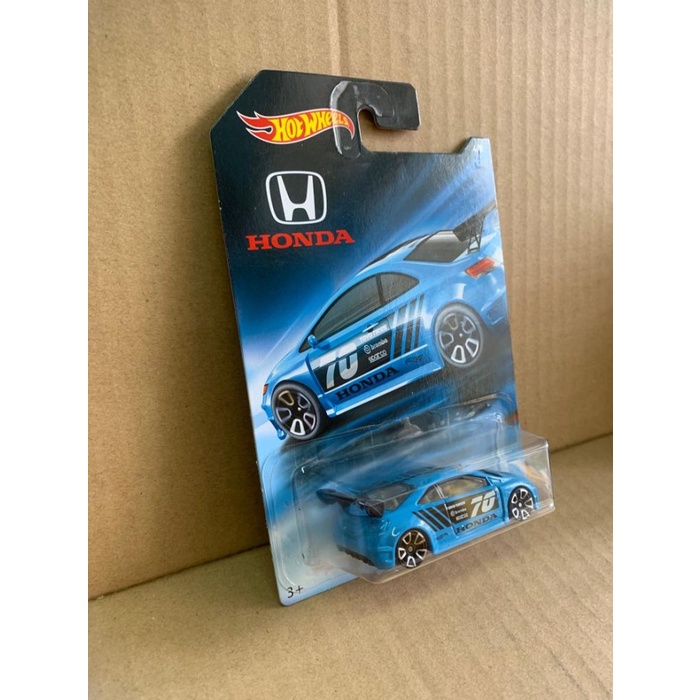 Hotwheels Honda 70th Anniversary Series Honda Civic SI Biru CARD JELEK