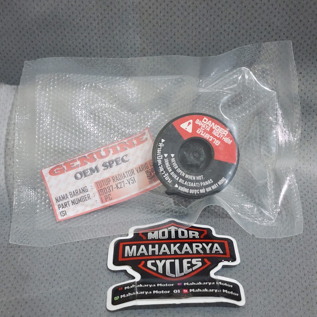 TUTUP RADIATOR VARIO 125 NEW VARIO 150 LED ESP PCX 150 RADIATOR CAP