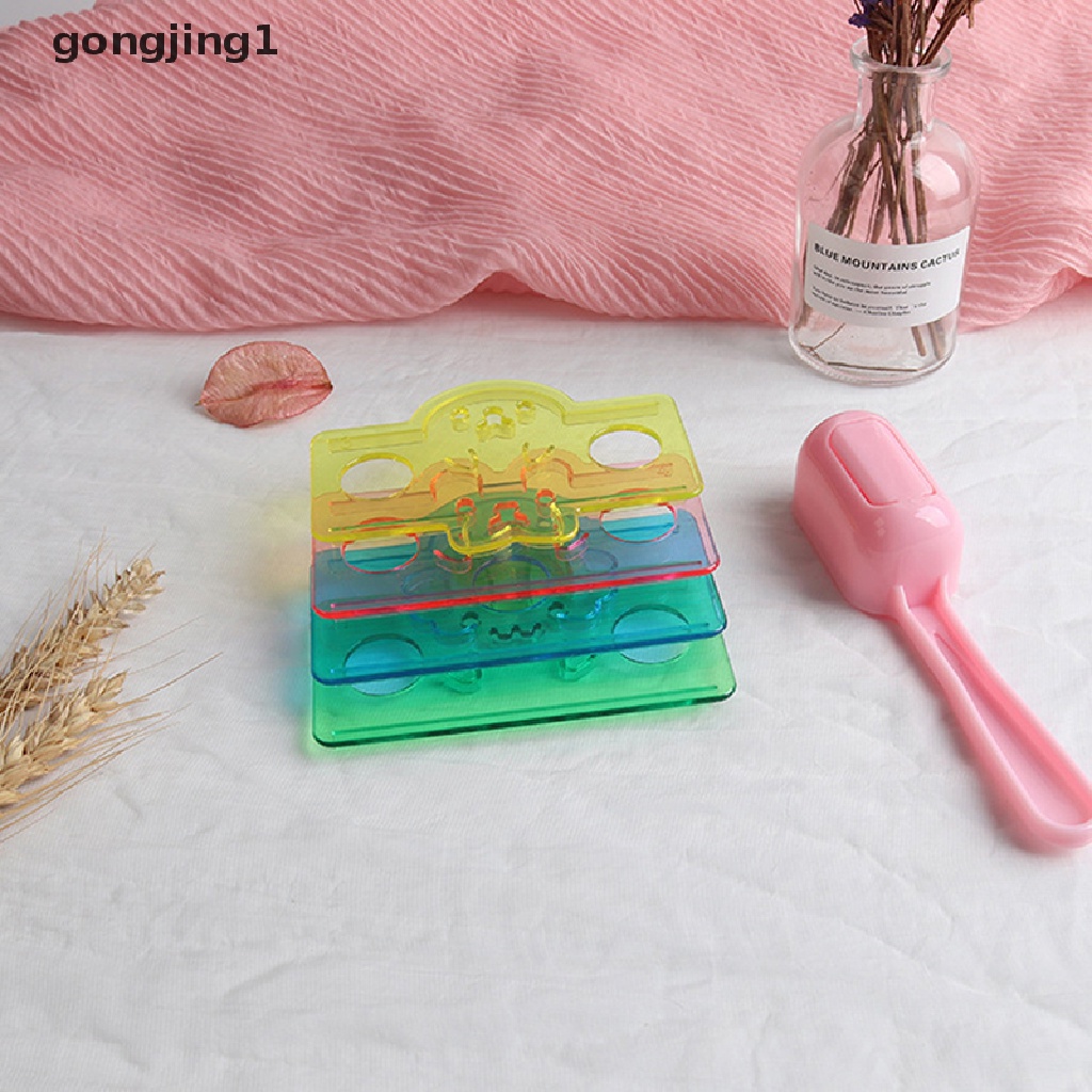 Ggg Kreatif 5in1 Cetakan Kartun Bayi Rice Ball Mold Bentuk Onigiri Dan Kering Panggang Rumput Laut Cutter Set Dapur DIY Mold Gadget ID