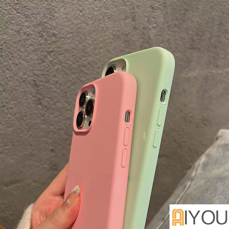 Casing Ponsel Bahan Silikon Lembut Dengan logo Untuk iPhone7 8 7p 8p x xs xsmax 11 11pro 11promax 12 12pro 12promax 13 13pro 13promax 14 14 Pro Max