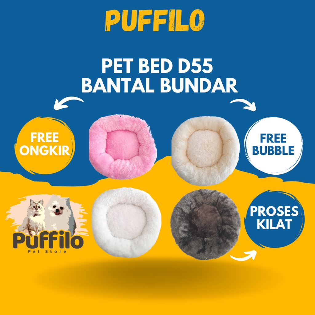 PET BED BULU D55 ANJING KUCING