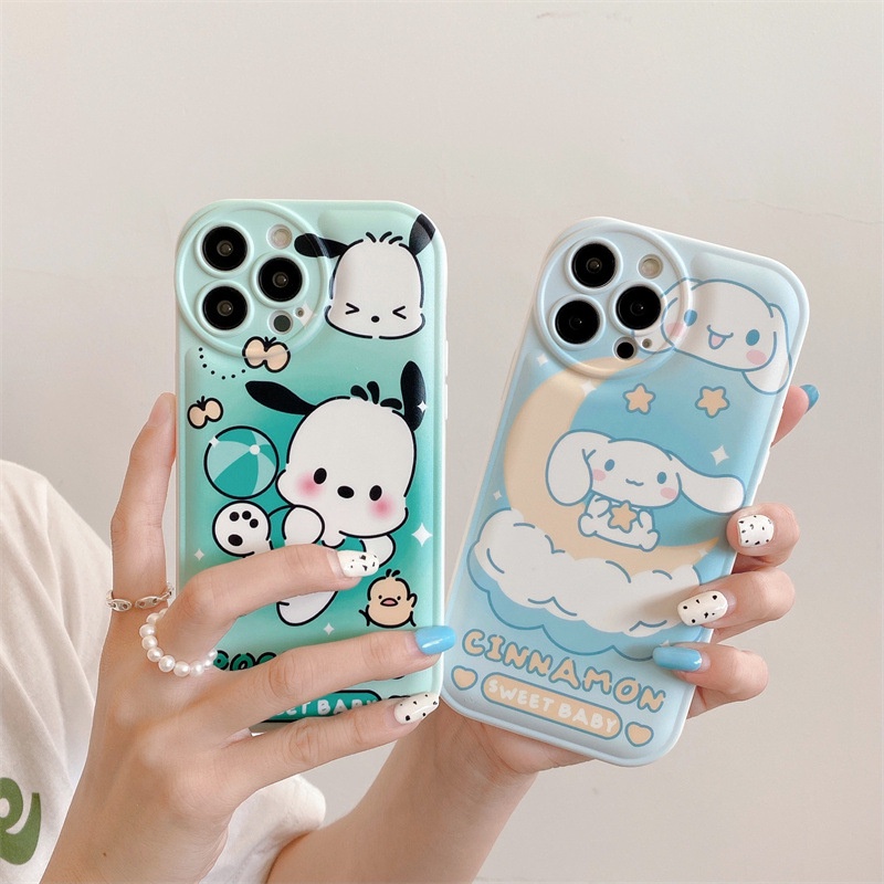 IPHONE 6warna Kartun Lucu Hewan Ajaib Ponsel Lembut TPU Case Gelembung Mencakup Untuk Iphone7 8 PLUS X XR XS 11 12 13 14 PRO MAX SE