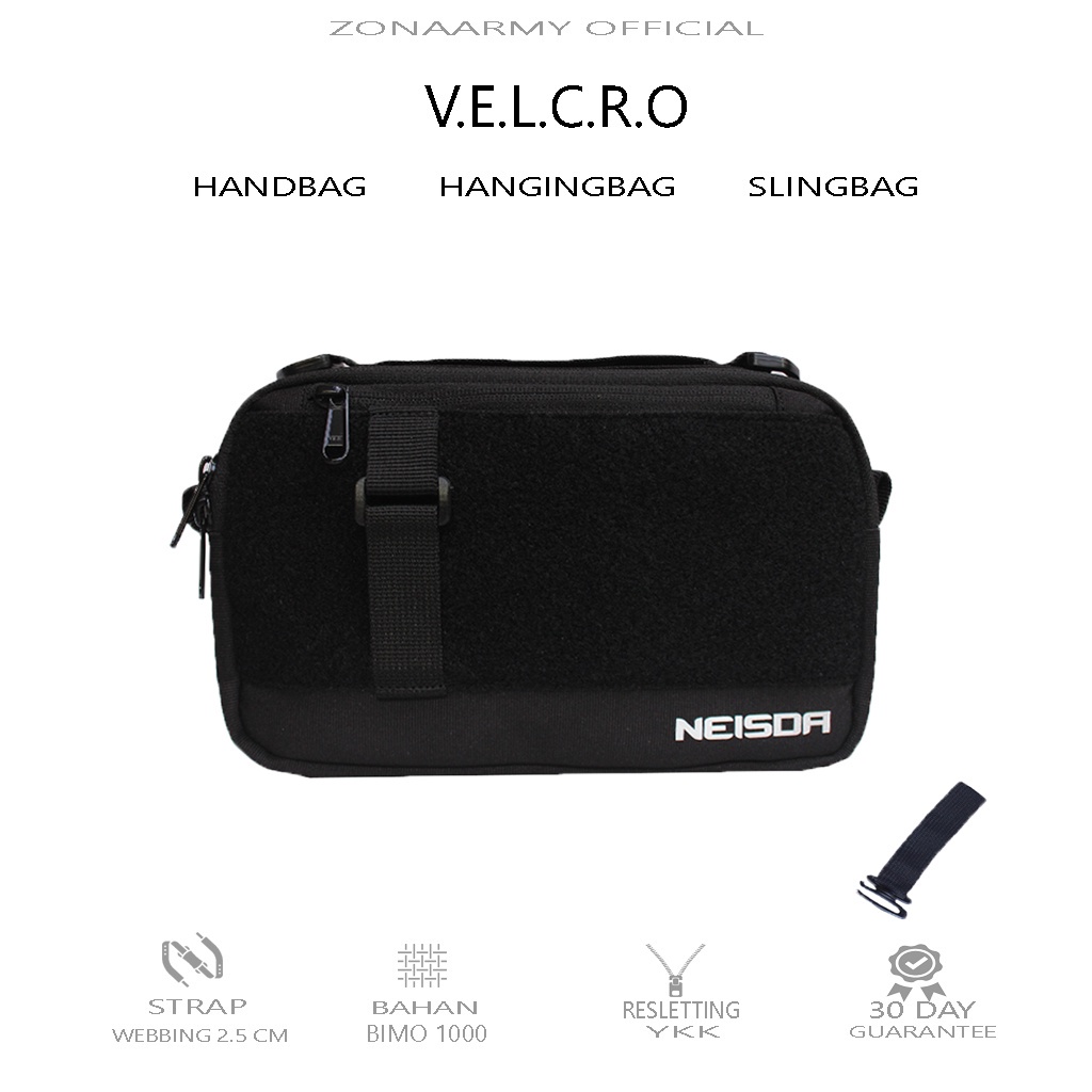 Neisda - VELCRO Handbag Multifungsi