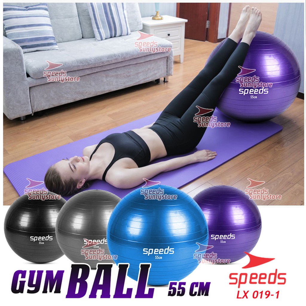 SPEEDS Gymball fitness/Bola yoga alat olahraga Gym ball 55cm,65cm,75cm Bonus Pompa 019