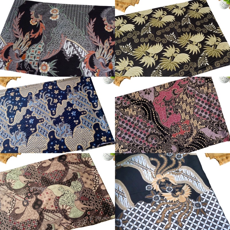 Kain Batik Meteran Bahan Katun Batik Premium Kode F