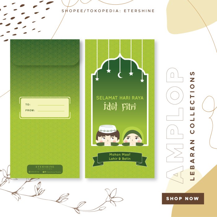 

Amplop Lebaran Besar / Angpao Idul Fitri Unik Murah - 04 - Reguler