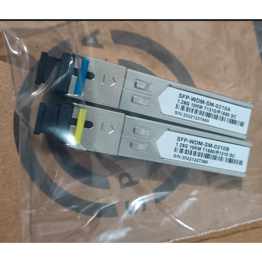 SFP SC 1.25g 1 Pasang 1310nm 1550nm Support Huawei dan Mikrotik