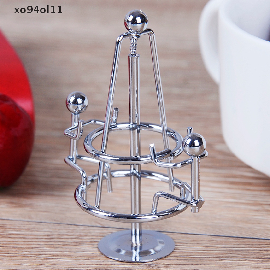 Xo Mini Newton cradle balance balls Fisika Klasik Sains fun desk Mainan Kantor OL