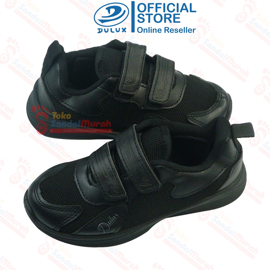 Toko Sendal Murah - Sepatu Sekolah Full Hitam Uk 28 - 35 / Sepatu Anak Casual / Sepatu Model Prepet / Sepatu OIahraga [Toko Sendal Murah BX 1066 Hitam]