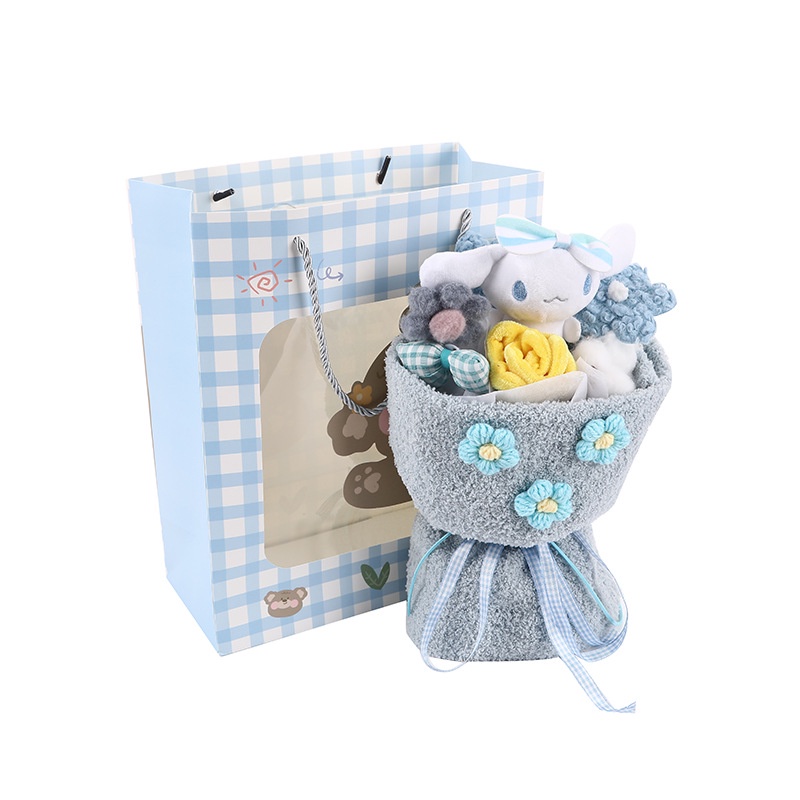 Buket Boneka Kartun cinnamoroll stuffed bear flower Hadiah Ulang Tahun Hari Valentine