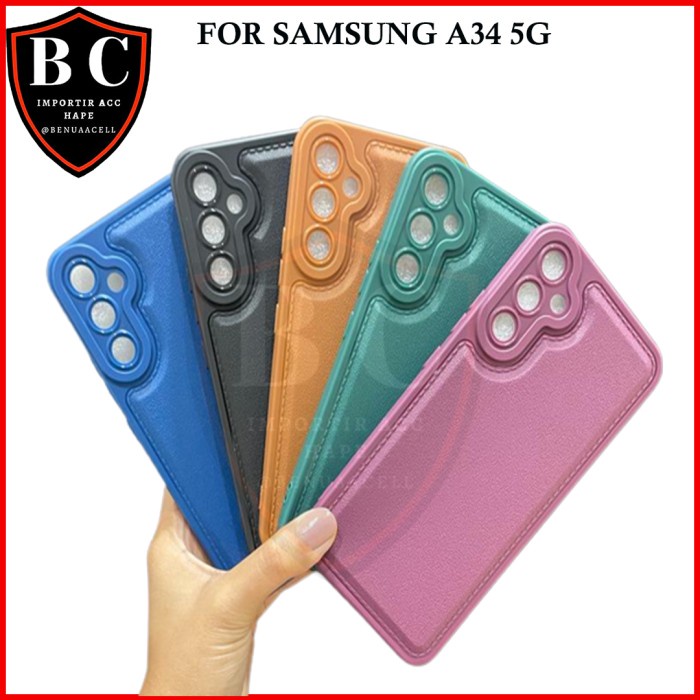 CASE SAMSUNG A34 5G - CASE LEATHER PRO SAMSUNG A34 5G SAMSUNG A54 5G M14 5G