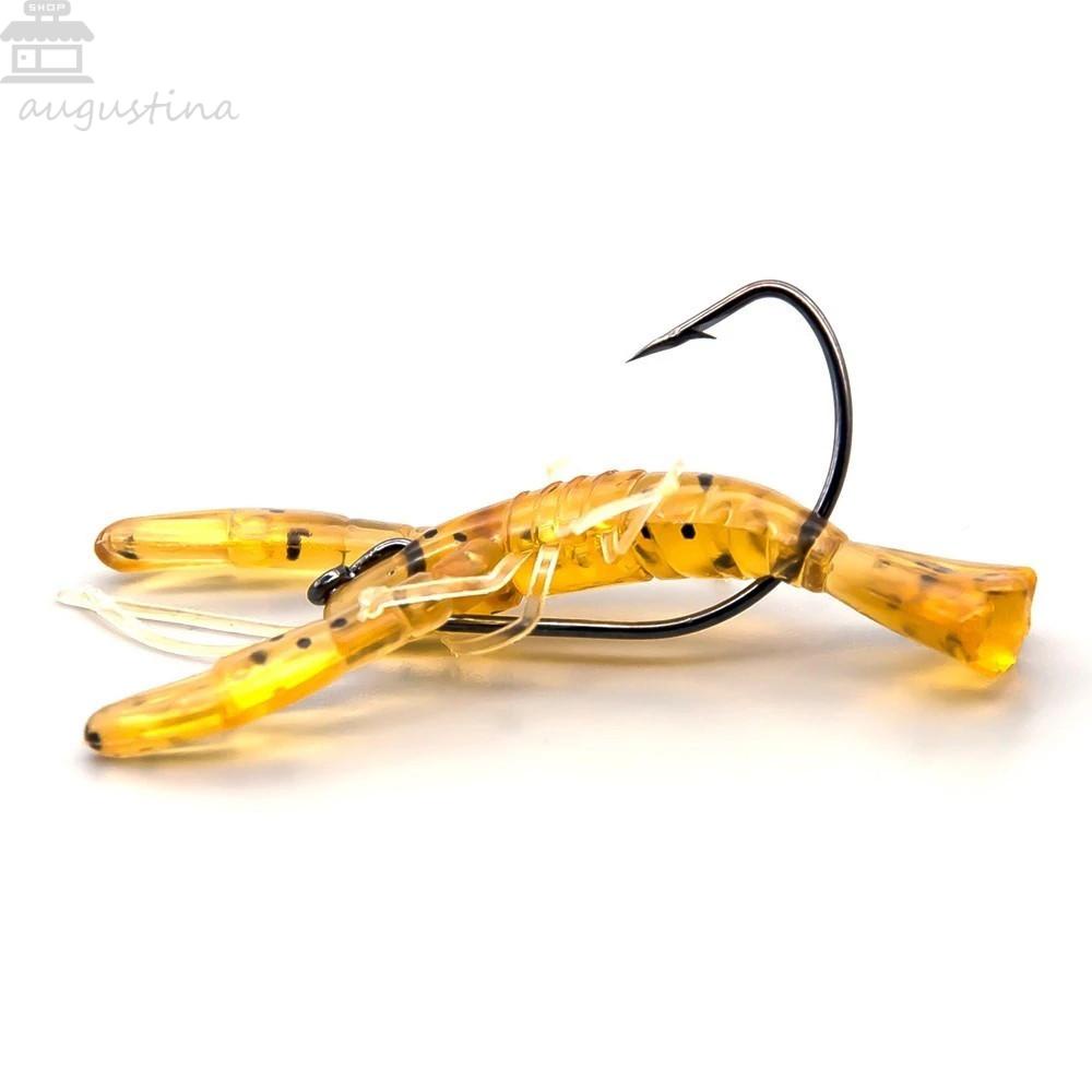 Agustinina Memancing Lembut Cacing Kait Aksesoris Memancing Berkualitas Tinggi Baja Karbon Tinggi 50 Pcs/lot Kunci Super Fishhooks