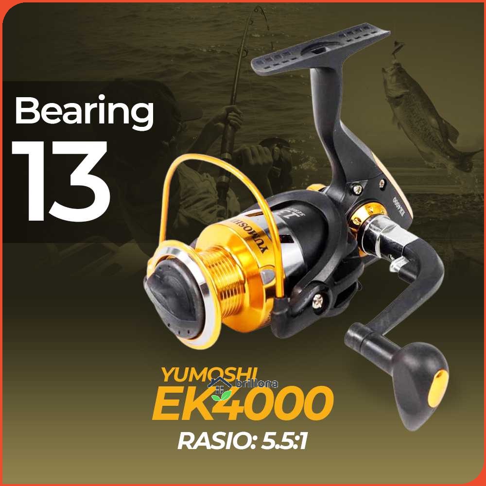 YUMOSHI EK Reel Pancing Spinning 13 Ball Bearing