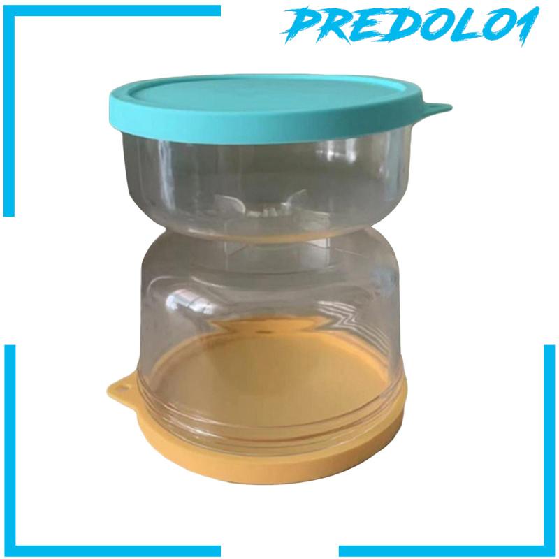 [Predolo1] Olive Hourglass Jar Toples Jam Pasir Acar Anti Bocor Untuk Wortel Buah Bawang